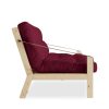 Poetry futon side view